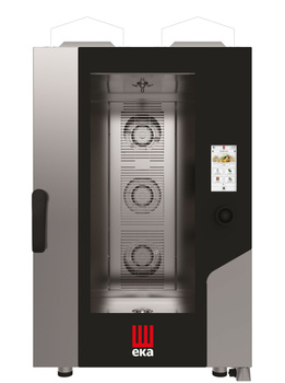 Four mixte à convection-vapeur à gaz Millenial Touch Screen Gastro 11xGN 1/1 | TECNOEKA MKF1111GTS
