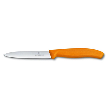 Couteau à légumes Swiss Classic orange lg. lame 10 cm | VICTORINOX 6.7706.L119