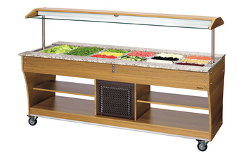 Chariot buffet réfrigéré 6x 1/1 GN | BARTSCHER 125527