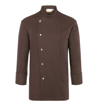 Veste de cuisine homme Lars brun clair | KARLOWSKY JM 14-28