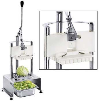 Szatkownica manuelle pour salade, épaisseur de coupe 23 x 23 mm | CONTACTO 571/023