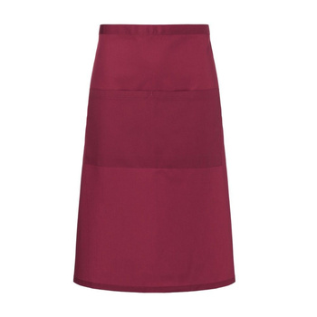 Tablier de serveur basic avec poche bordeaux | KARLOWSKY BBSS 3-4-Stck