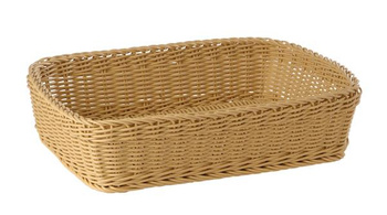 Panier en polypropylène PROFI LINE, rectangulaire, beige, 30x40x10 cm | APS 50710
