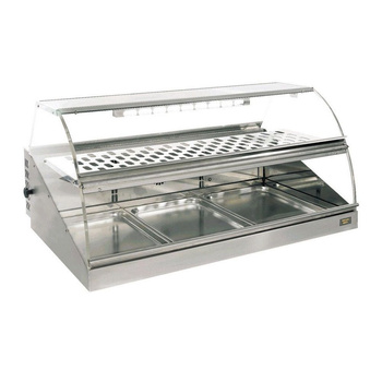 Vitrine réfrigérée modulaire 3x GN 1/1, argentée, 360 l | ROLLER GRILL VHF 1000