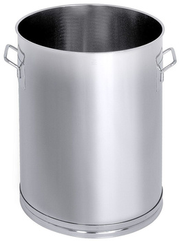Récipient alimentaire multifonction, acier inoxydable, 150 l | CONTACTO 3008/150