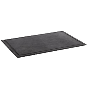 Plateau de présentation de plats en ardoise MORRA 58x38 cm | APS 979