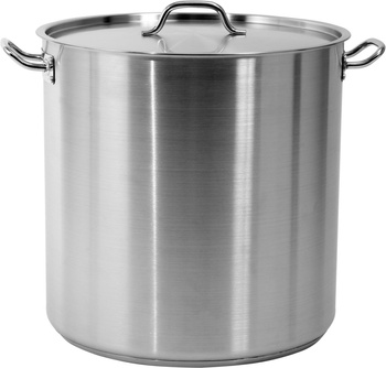 Casserole haute en acier inoxydable - cap. 71,6 l avec couvercle | YATO YG-00009