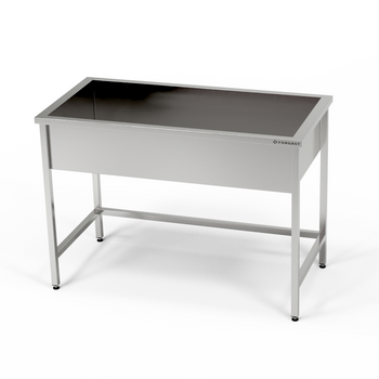 Bac inox 1 cuve (prof. 40 cm) 110x70x85 cm | FORGAST