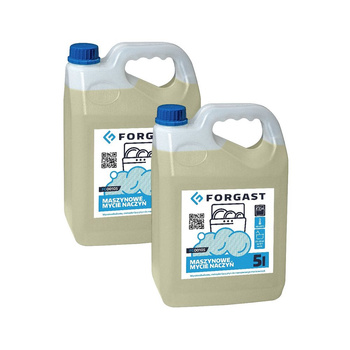 Liquide pour le lavage de la vaisselle en lave-vaisselle professionnel 2x5 L | FORGAST FG00105x2