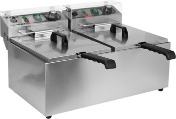 Friteuse électrique à 2 cuves 2x8 L | YATO YG-04623