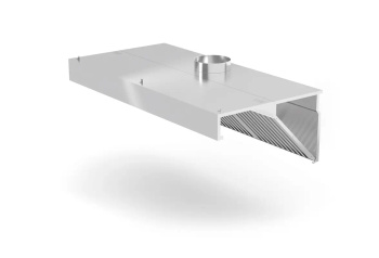 Hotte murale en acier inoxydable Profi Line, 100x70 cm | HENDI 229286