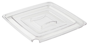 Couvercle pour bol PURE avec ouverture pour cuillère, 25,5x25,5x1,5 cm | APS 83601
