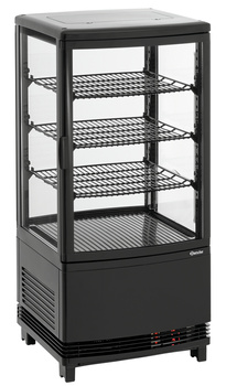 Vitrine réfrigérée Mini 75L2T noire | BARTSCHER 700387