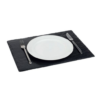 Plateau de présentation de plats en ardoise SLATE 45x30 cm | APS 996