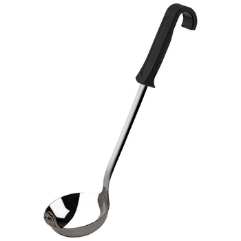 Louche avec manche antidérapant, acier inoxydable, 34,5 cm, 110 ml | APS 670