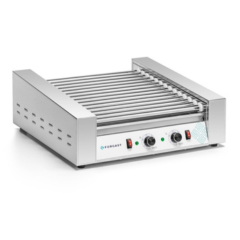 Gril à rouleaux pour hot-dogs, 14 rouleaux, 2,8 kW, 230 V | FORGAST FG09614
