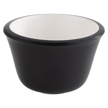 Coupelles à dips, blanc et noir, lot de 6 pièces, MINI, 6x4 cm, 40 ml | APS 85244