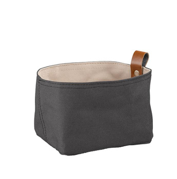 Sac à pain, gris foncé, beige, 19x11x10.5 cm | APS 30347