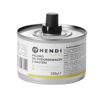 Carburant pour réchauds 200 g - 24 pcs | HENDI 193686