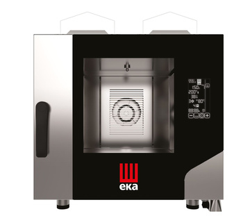 Four mixte à convection-vapeur gaz Millenial Black Mask Gastro 5xGN 1/1 | TECNOEKA MKF511GBM