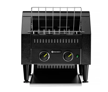 Grille-pain à convoyeur double, noir, 2,24 kW, 25x28 cm, 230 V | HENDI 261354
