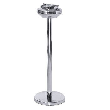Cendrier sur pied haut, chromé, hauteur 60 cm | CONTACTO 1614/600