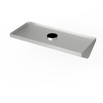 Hotte centrale en acier inoxydable 200x200 cm | FORGAST