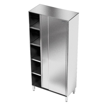 Armoire de stockage en acier inoxydable 80x60x200 cm | FORGAST