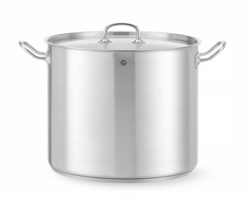 Casserole haute en acier inoxydable - cap. 20 L Kitchen Line | HENDI 837603