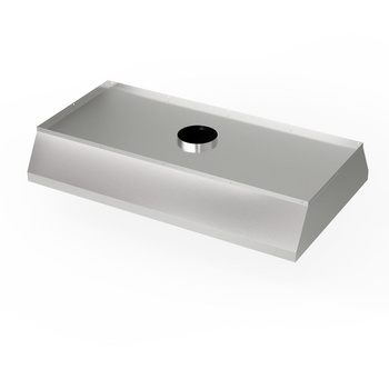 Hotte centrale en acier inoxydable 180x170 cm | FORGAST