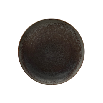 Assiette plate Still Cristall hématite 27 cm | KERA CERAMIKA 14.2/C.HEM