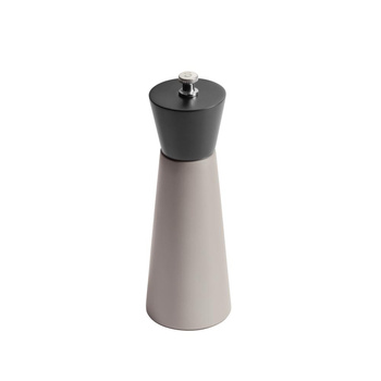 Moulin à sel, ELEMENT, noir-gris, 6 x 18 cm | APS 40539