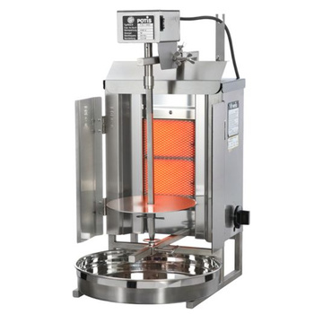 Gyros (kebab) à gaz Potis GD-1 charge jusqu’à 7 kg, 3,5 kW, alimenté au gaz naturel G20 | POTIS PG1103
