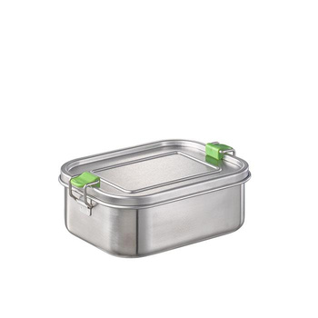 Boîte à déjeuner LUNCHBUDDY, acier inoxydable, 18.5x13.5x6.5 cm, 800 ml | APS 66900