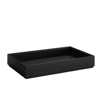 Caisse en bois Valo GN 1/1, 53x32,5x8,5 cm, noire | APS 14101