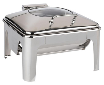 Réchaud de table EASY INDUCTION, avec couvercle à fenêtre en verre, GN 2/3, 5,5 l | APS 12323