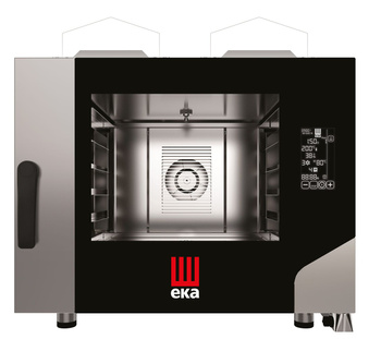Four mixte à convection gaz Millenial Black Mask Bakery 4x600x400 | TECNOEKA MKF464GBM