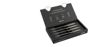 Set de couteaux - 11 cm, 4 pièces | GIESSER MESSER 8365 wsp 11-4 ub