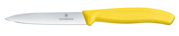 Couteau à légumes Swiss Classic jaune long. lame 10 cm | VICTORINOX 6.7706.L118