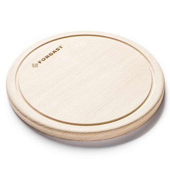 Planche en bois ronde avec rainure 25 cm | FORGAST FG12648