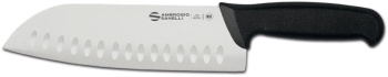 Couteau santoku alvéolé Supra, long. 34 cm | AMBROGIO SANELLI S350.020