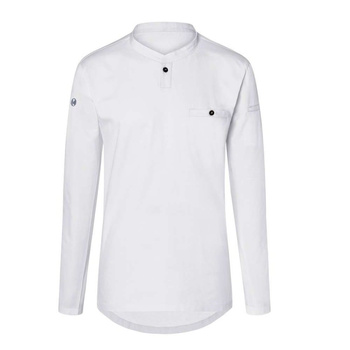 Chemise de cuisine Performance manche longue blanche | KARLOWSKY TM 6-3