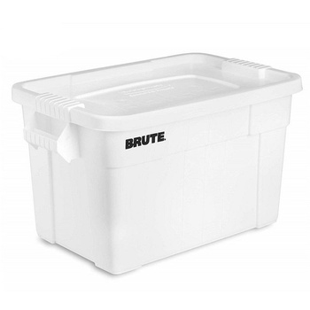 Conteneur de transport alimentaire en polyéthylène BRUTE 75 L blanc | RUBBERMAID 9S31-00-WHI
