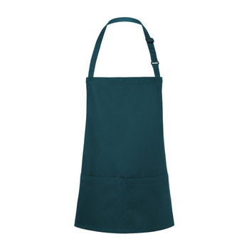 Tablier court Basic 75 x 60 cm avec poche et boucle vert pin | KARLOWSKY BLS 6-80-Stck
