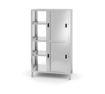Armoire traversante avec cloison, 100x60x180 cm | HENDI 811108