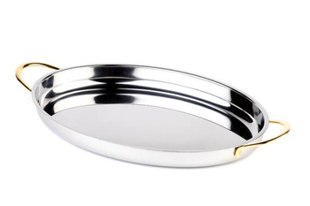Plat de service avec poignées dorées, 31x21,5x3 cm, 1,2 l | APS 60310