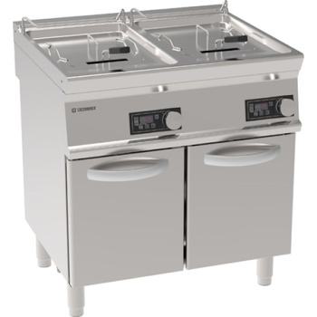 Friteuse électrique à 2 cuves sur socle - capacité 2x13 L | TECNOINOX 716127