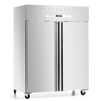 Armoire de congélation 2-portes GN 2/1 1476 l, en acier inoxydable | FORGAST FG08114