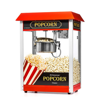 Machine à popcorn avec auvent rouge | FORGAST FG09302