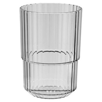 Verre en tritan LINEA, couleur grise 400 ml, 8,5x12 cm, lot de 48 pièces | APS 10568